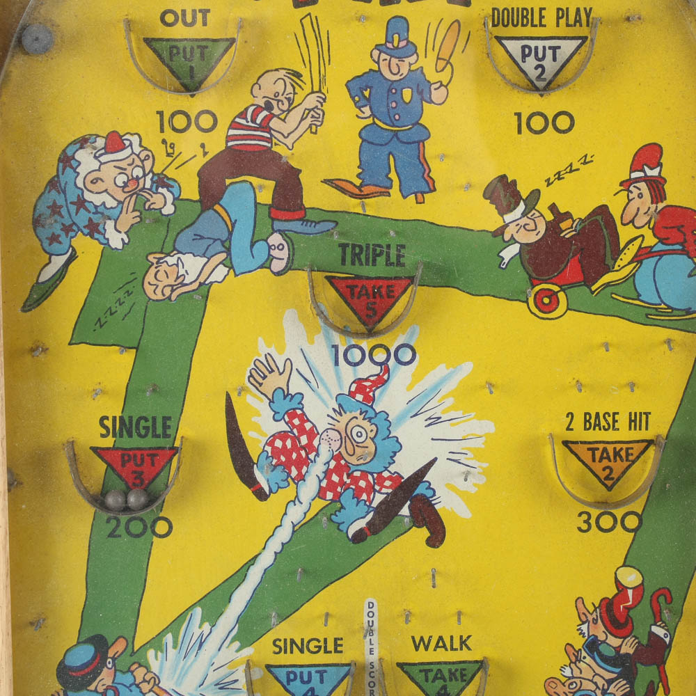 Circa 1930s Poosh-M-Up Jr. "4-in-1" Bagatelle Game