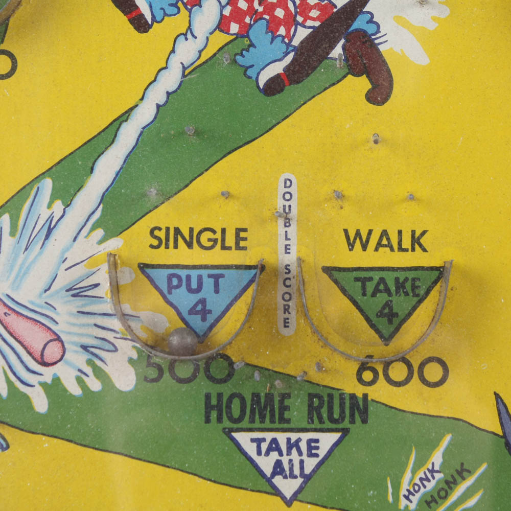 Circa 1930s Poosh-M-Up Jr. "4-in-1" Bagatelle Game