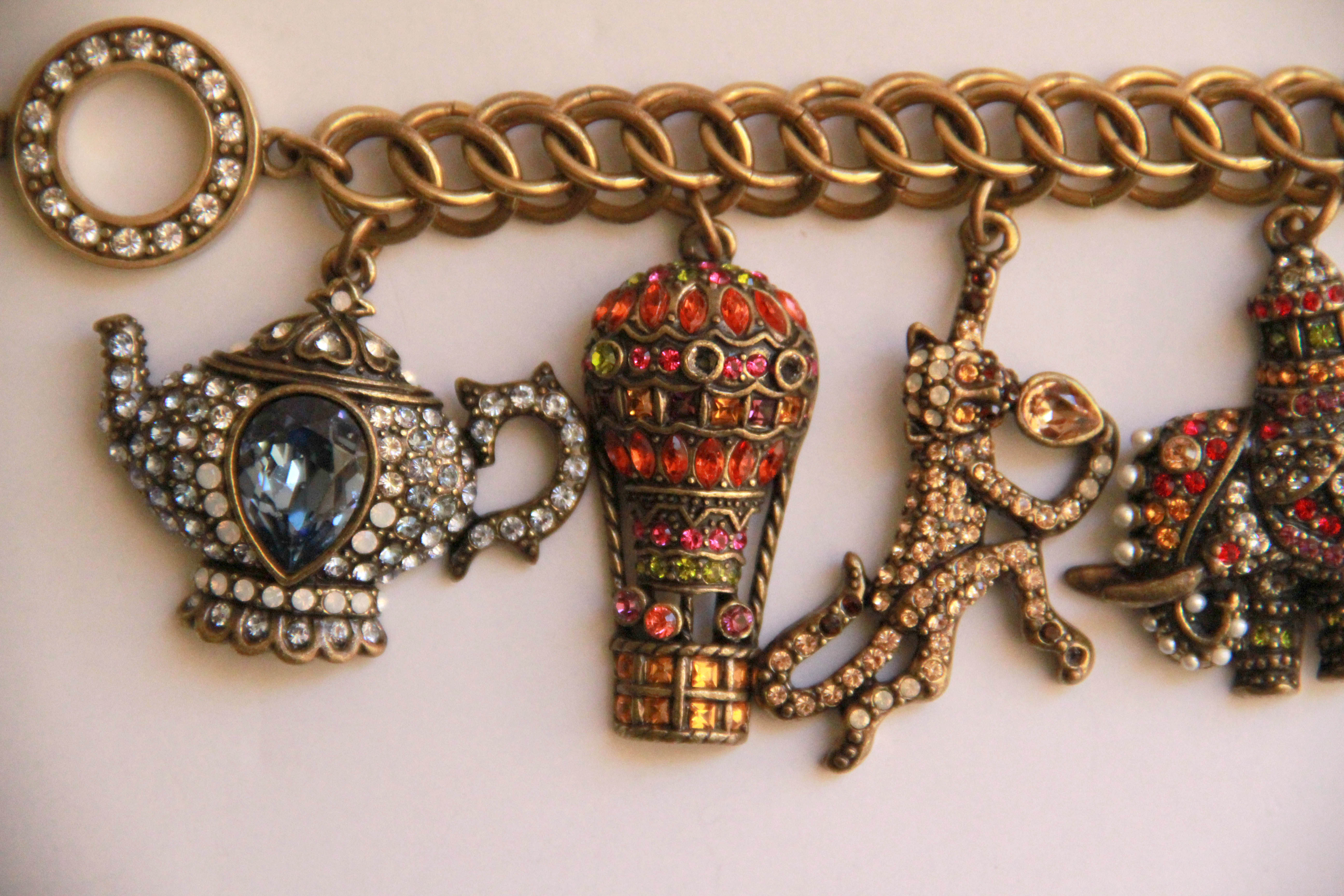 Heidi Daus "Charm School" Charm Bracelet