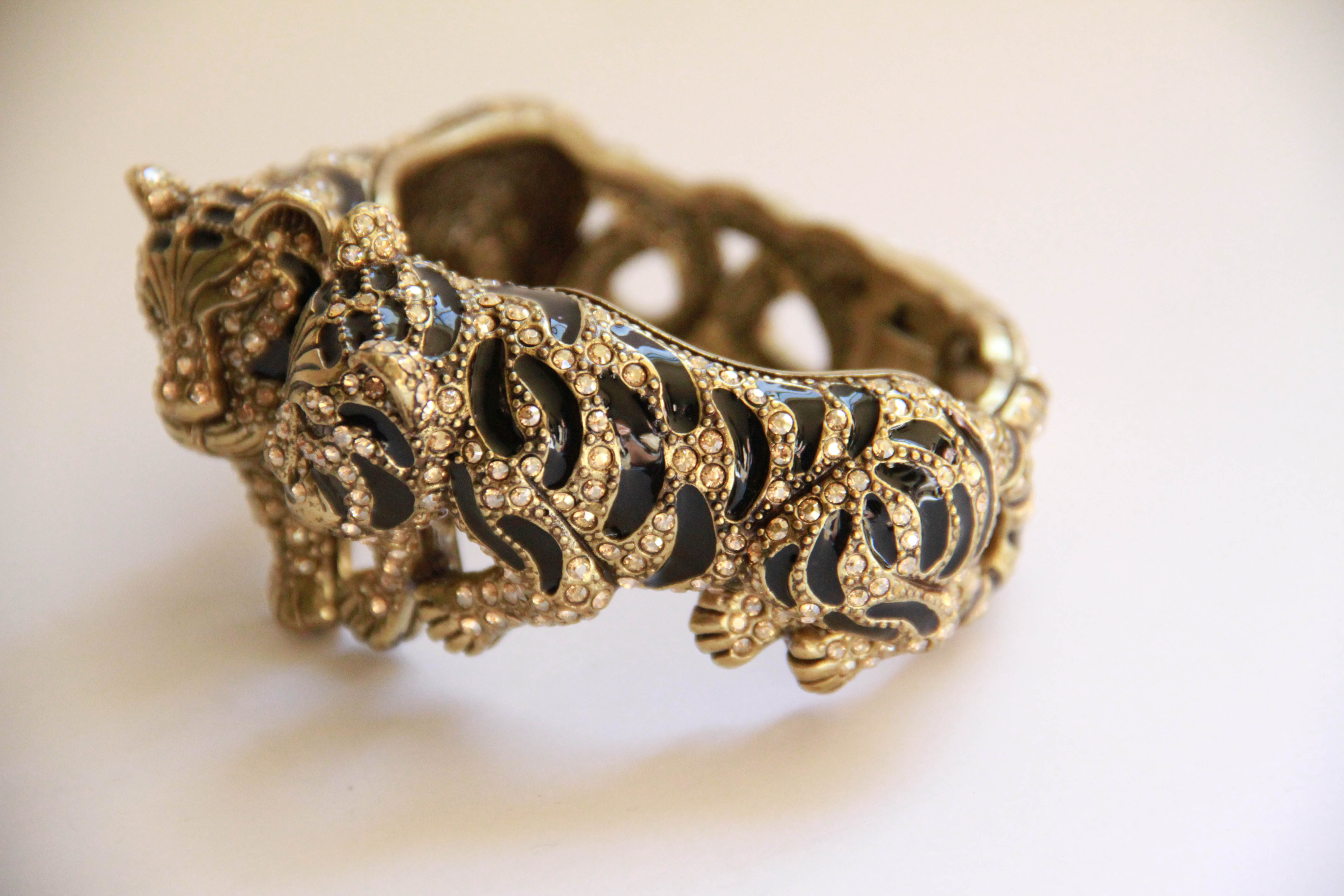 Heidi Daus "Tempting Tigress" Bangle Bracelet