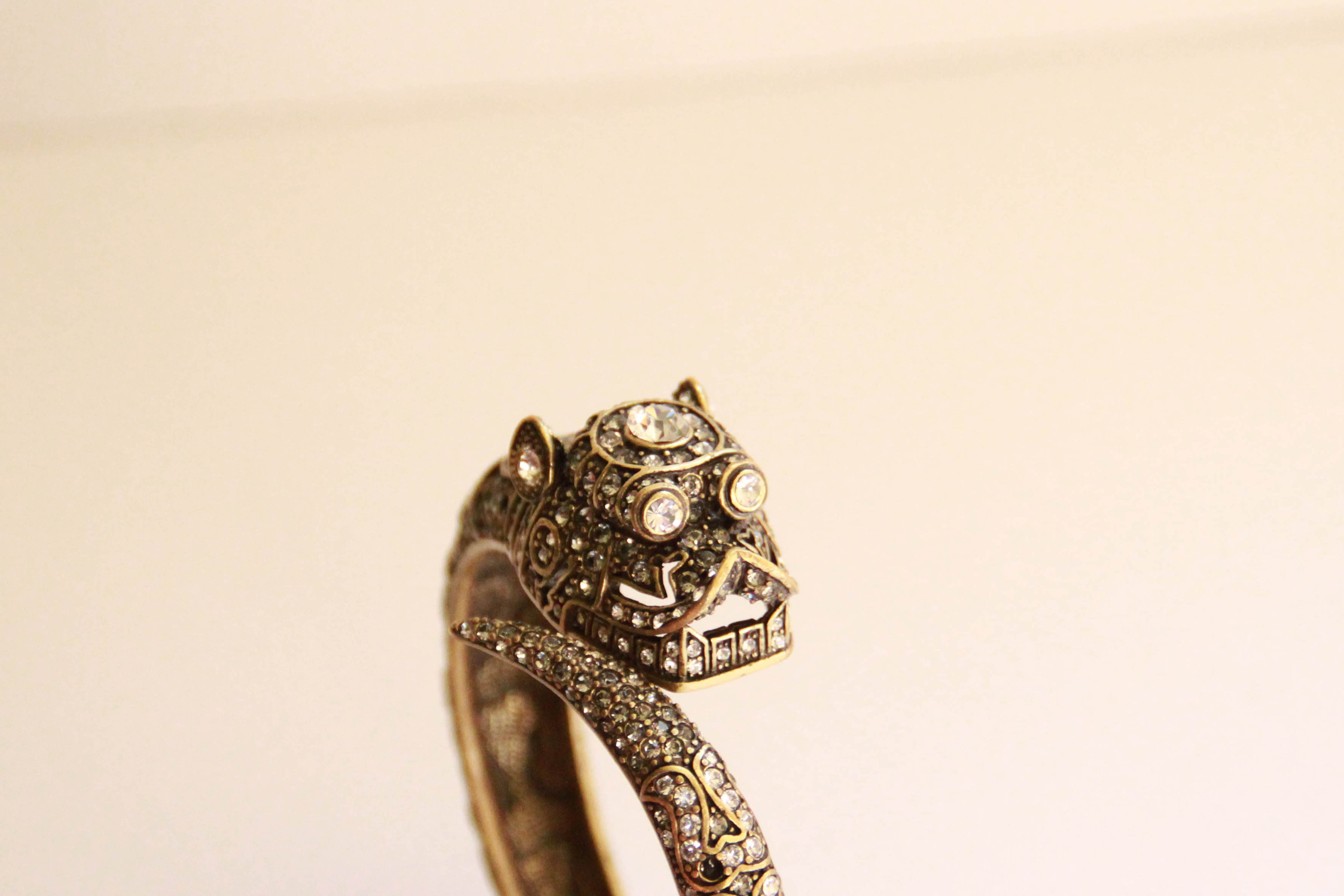 Heidi Daus Guardian Lion Wrap Bracelet