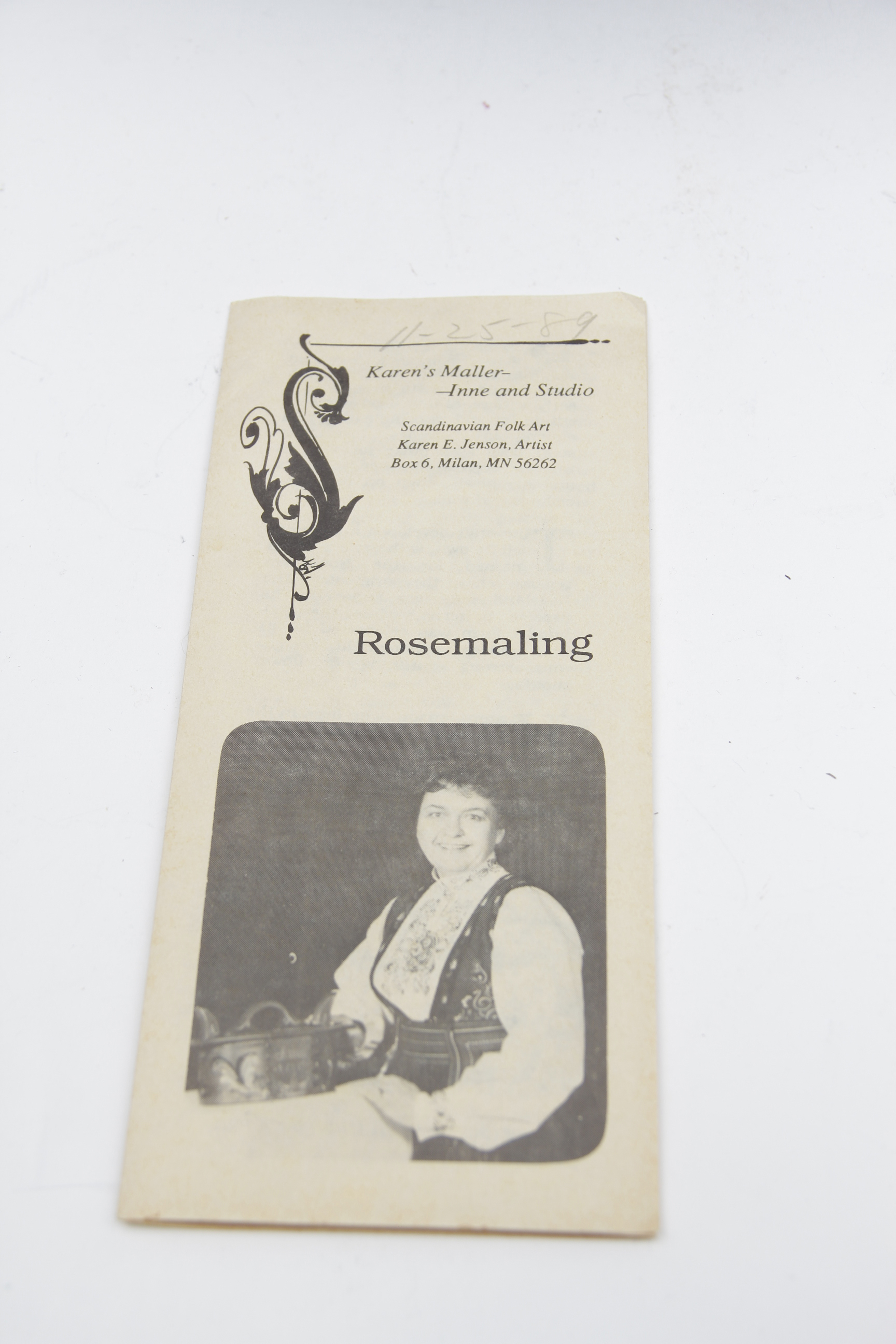 Norwegian Rosemaling Decorative Box and Wall Shelf