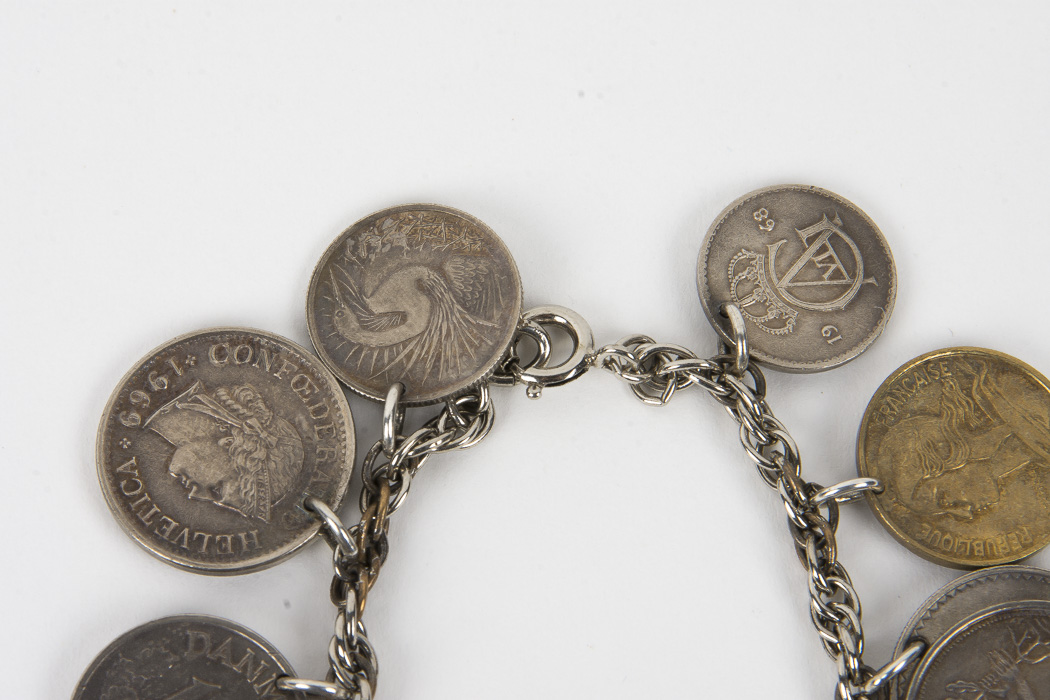 Costume Jewelry Including Coin Bracelet