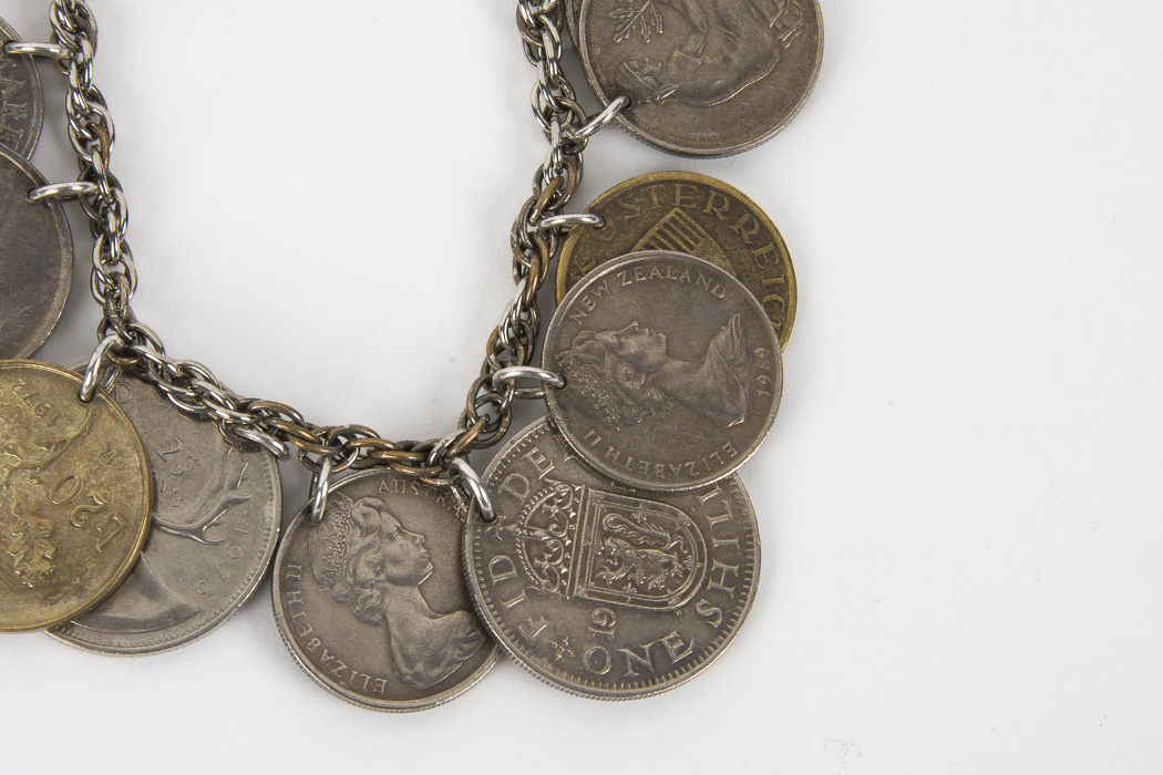 Costume Jewelry Including Coin Bracelet