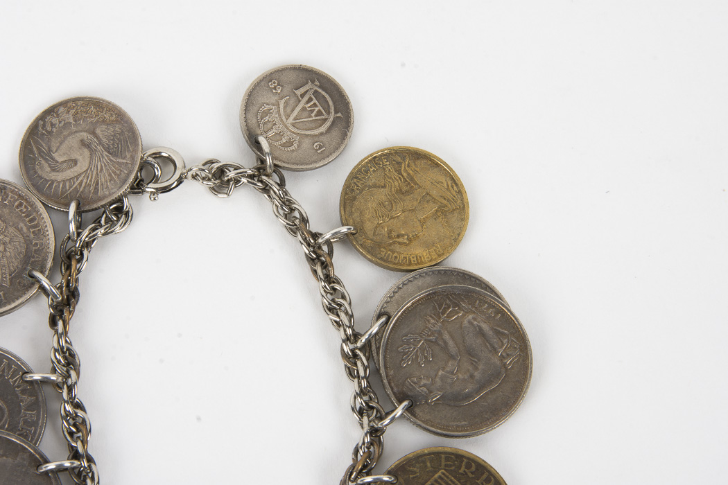 Costume Jewelry Including Coin Bracelet
