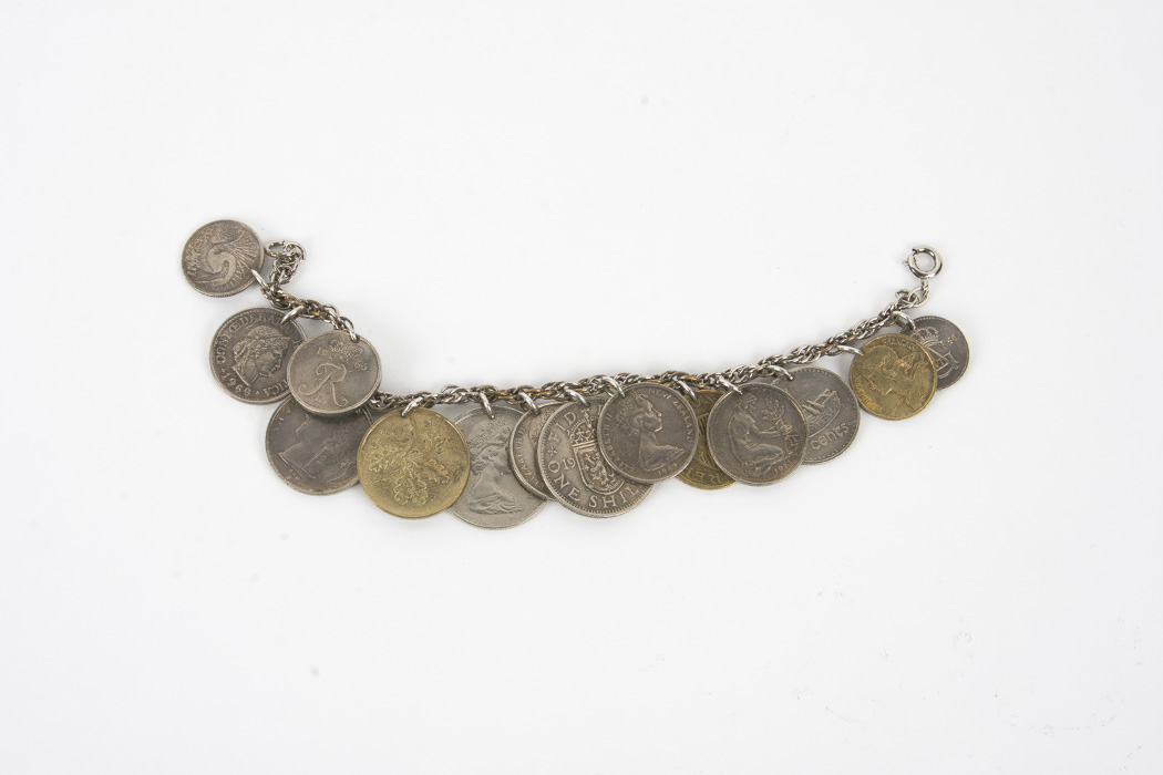 Costume Jewelry Including Coin Bracelet