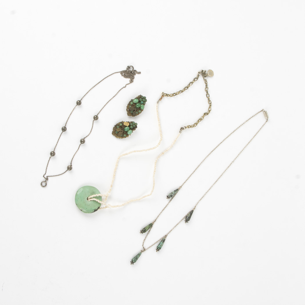 Green Toned Costume Jewelry