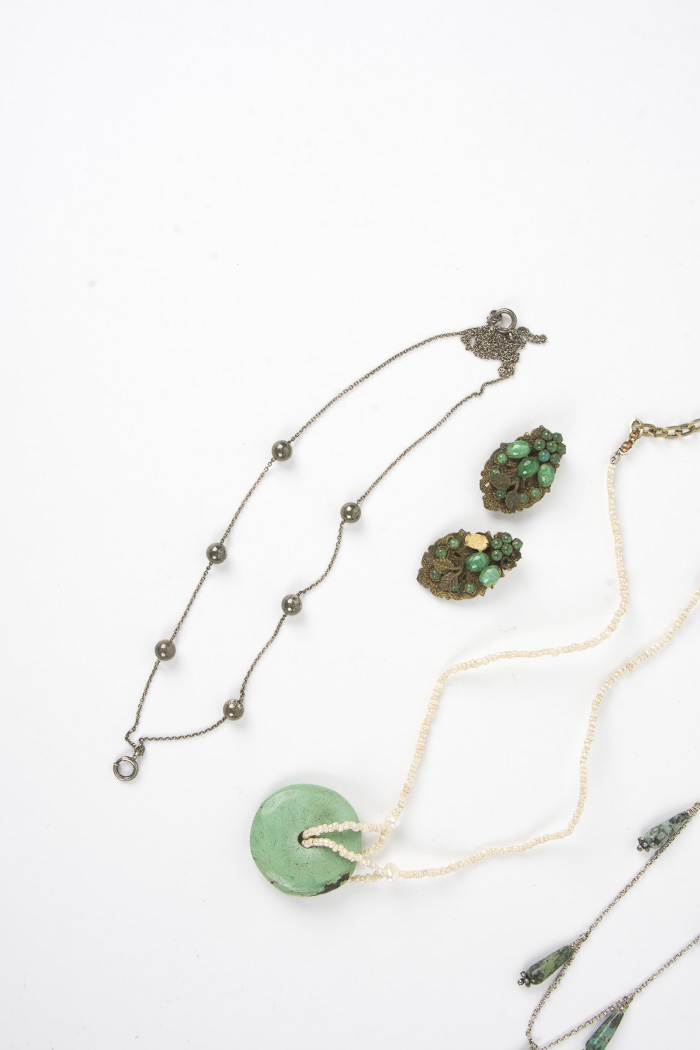 Green Toned Costume Jewelry