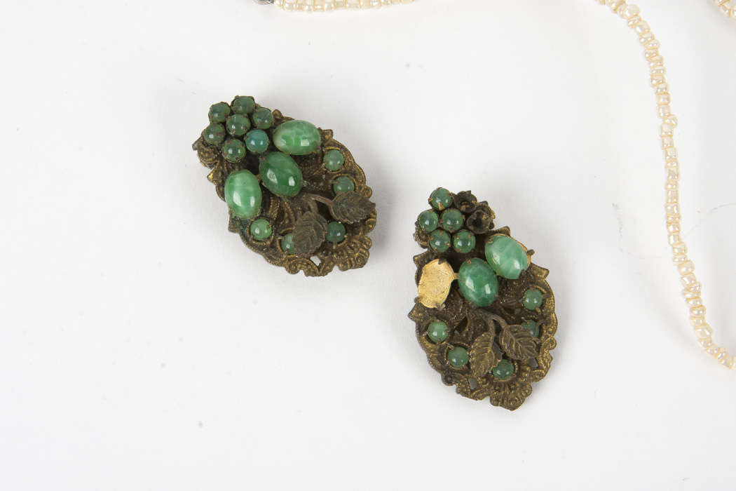 Green Toned Costume Jewelry