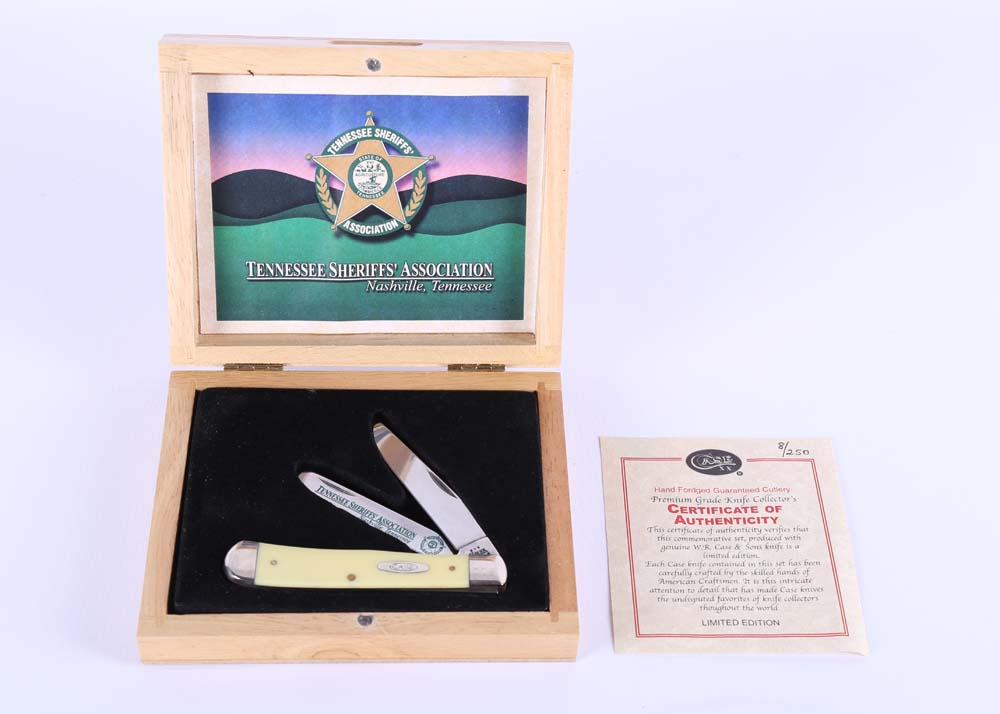 Limited Edition Tennesse Sheriff's Association Case Pocket Knife
