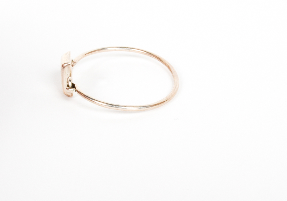 Sterling Silver Initial Bracelet