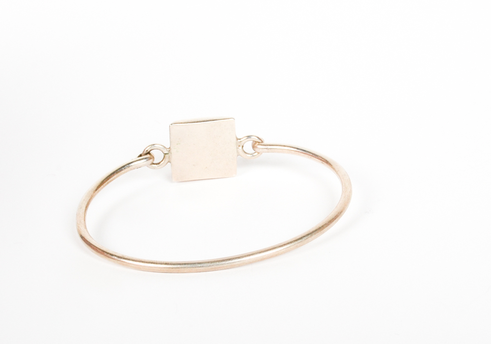 Sterling Silver Initial Bracelet