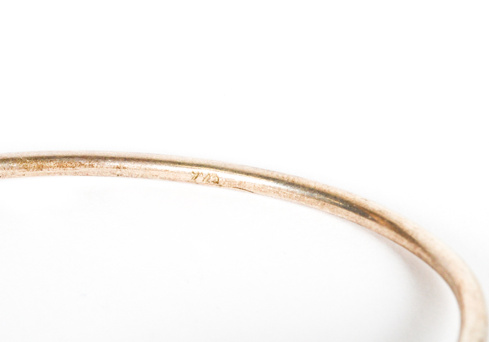 Sterling Silver Initial Bracelet