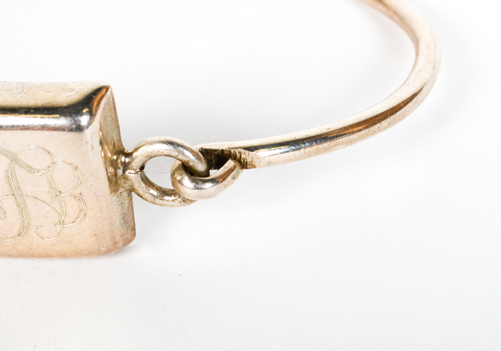 Sterling Silver Initial Bracelet