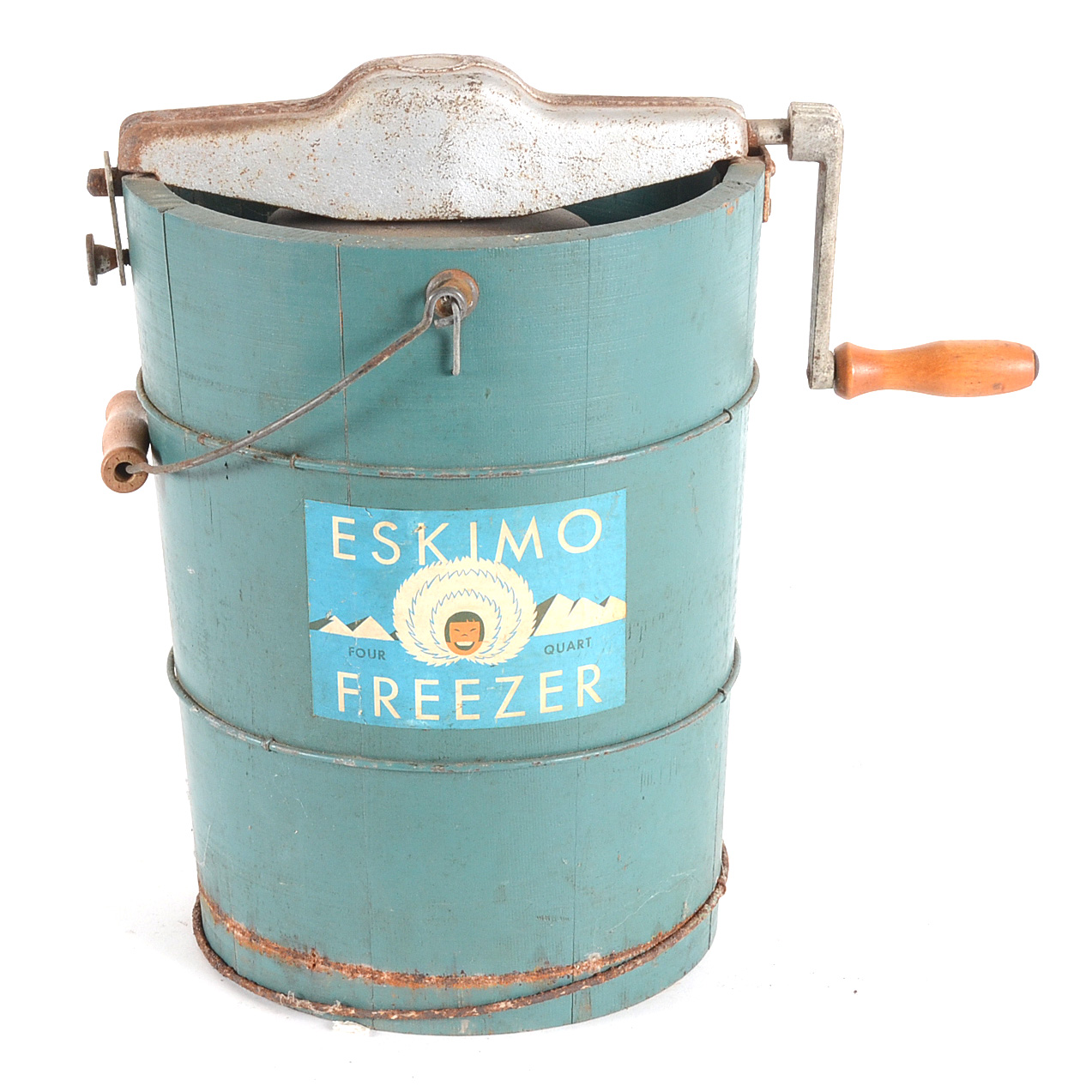 Vintage "Eskimo Freezer" Ice Cream Maker