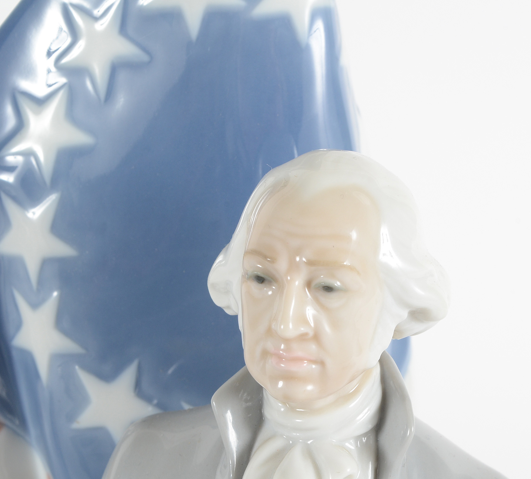 Limited Edition Lladro Porcelain George Washington Figurine