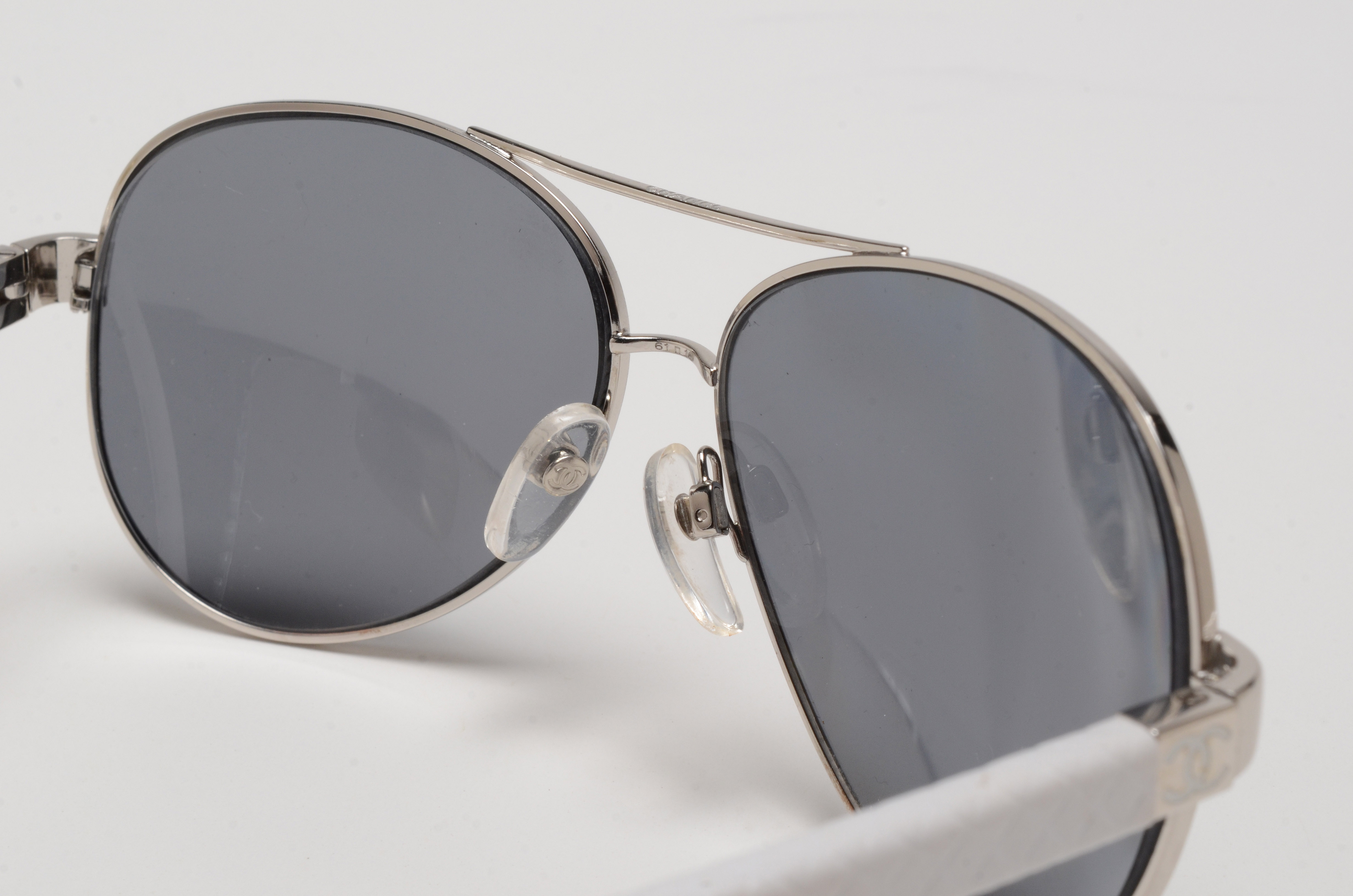 Chanel Women's Quilted Aviator Sunglasses