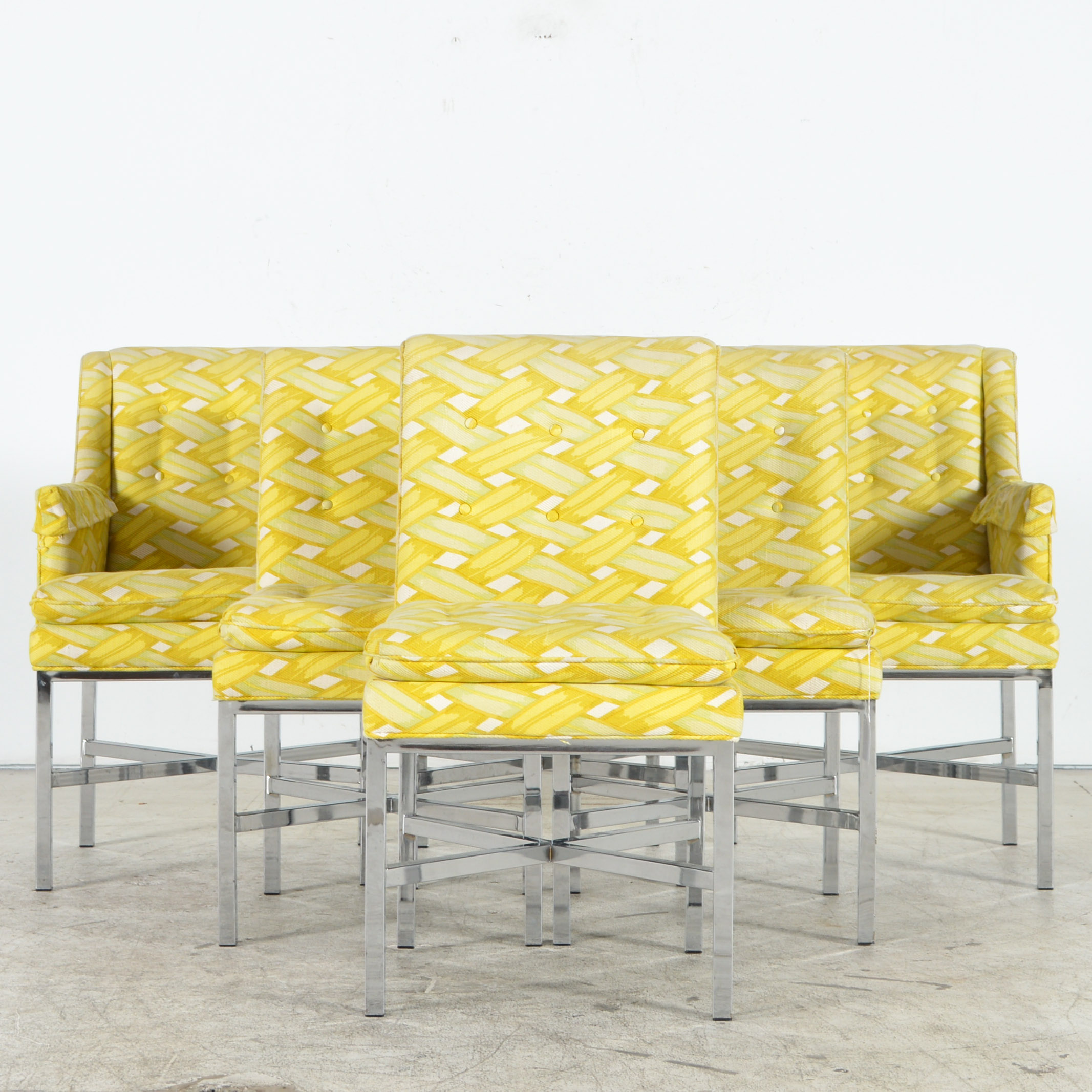 Vintage Upholstered Dining Chairs EBTH