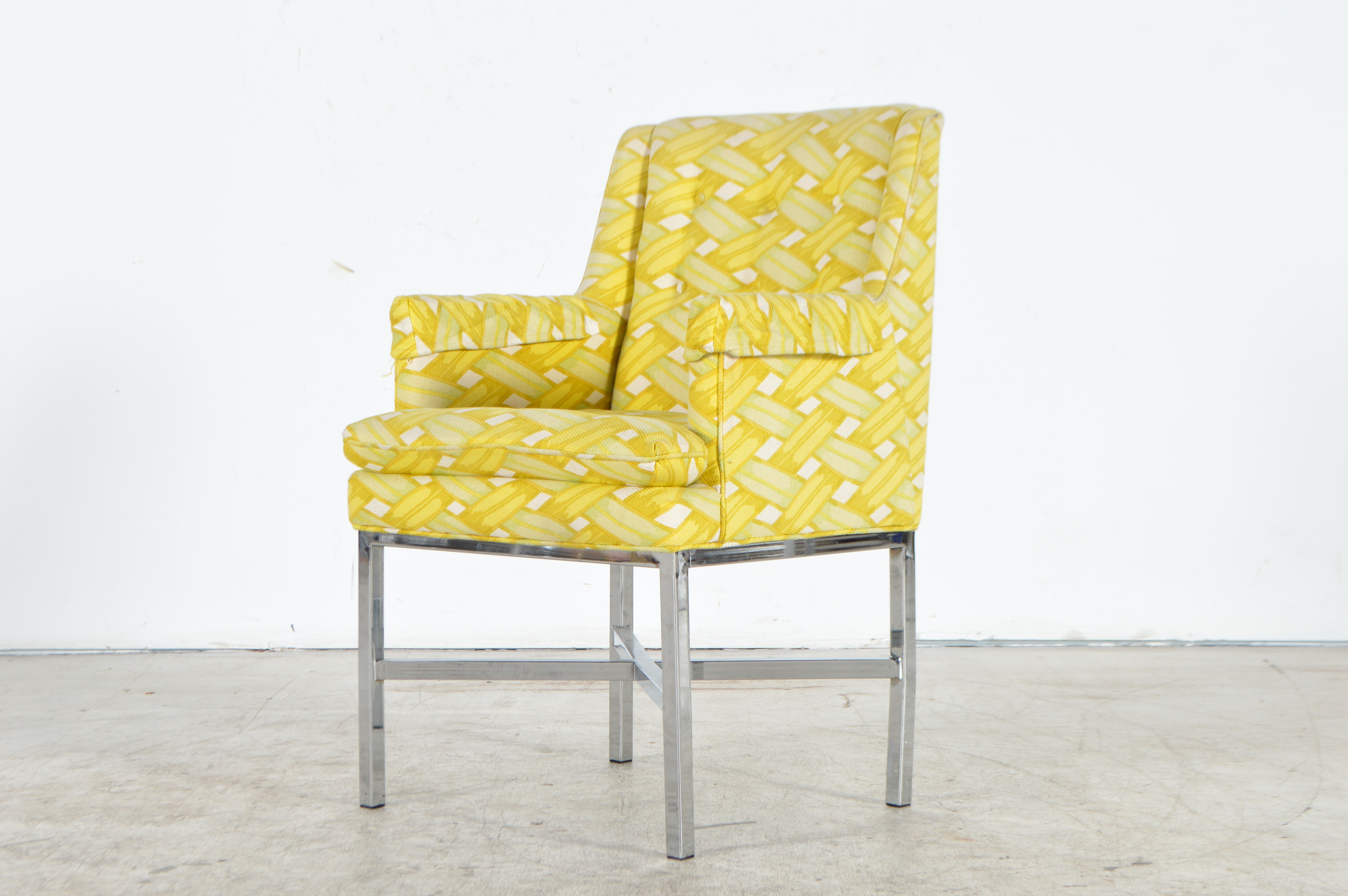 Vintage Upholstered Dining Chairs