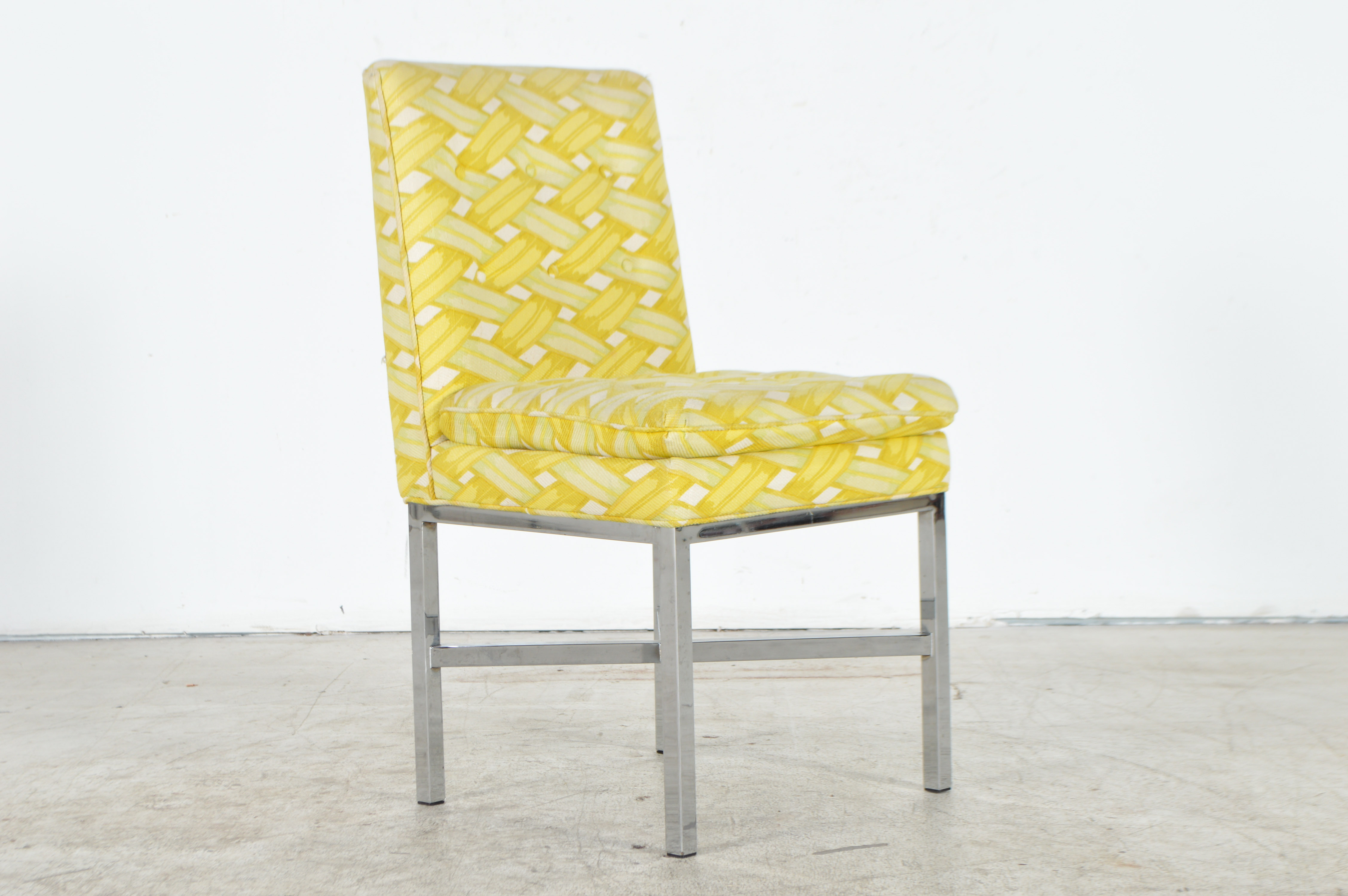 Vintage Upholstered Dining Chairs