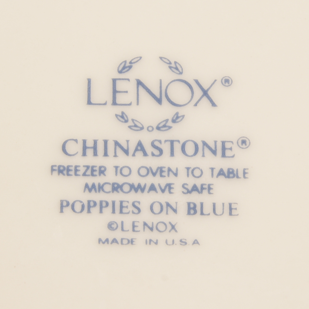 Lenox "Poppies on Blue" Chinastone Dinnerware