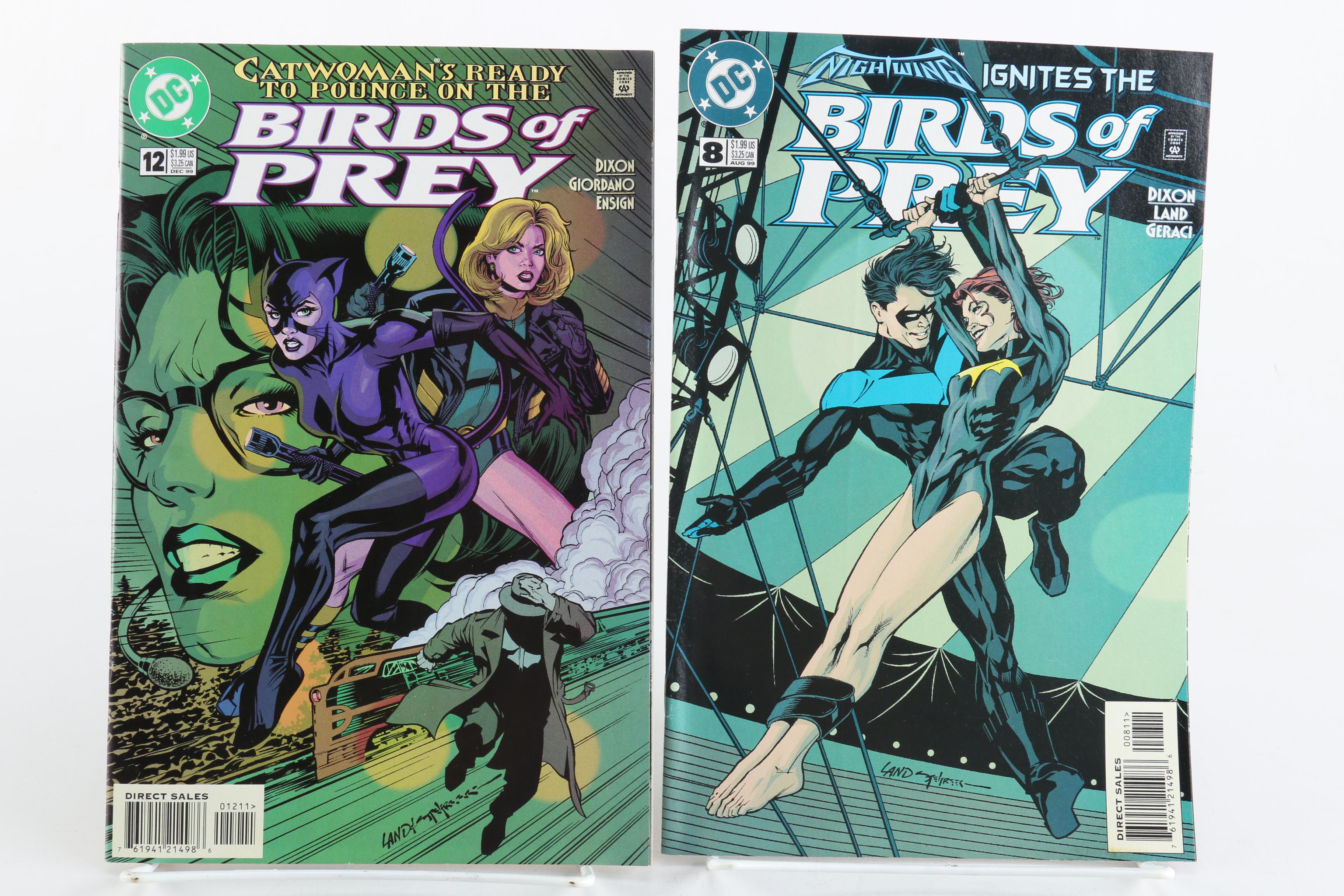 Modern Age DC and Marvel Comics Including "Birds of Prey", "Catwoman" and "Spider Woman"