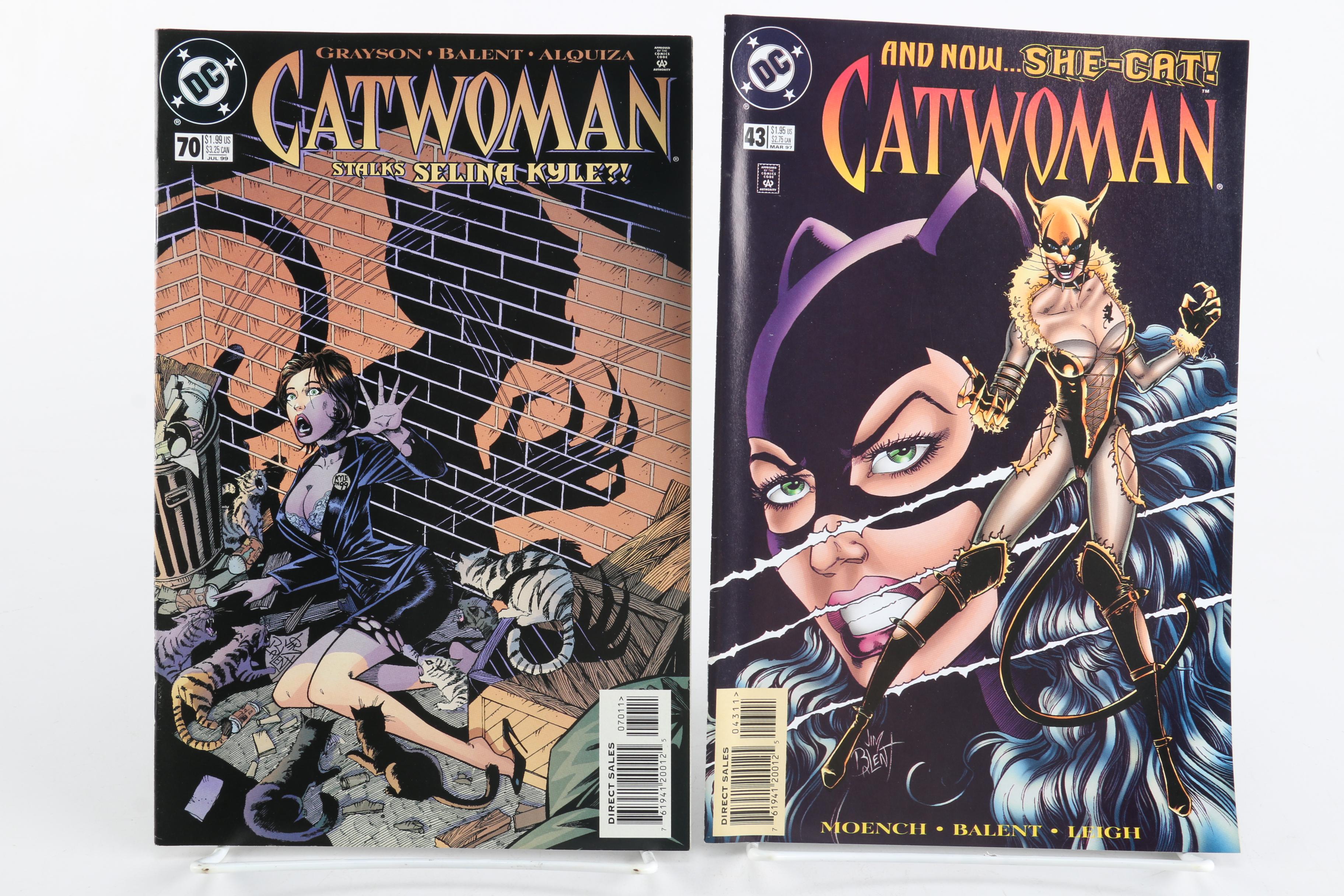 Modern Age DC and Marvel Comics Including "Birds of Prey", "Catwoman" and "Spider Woman"