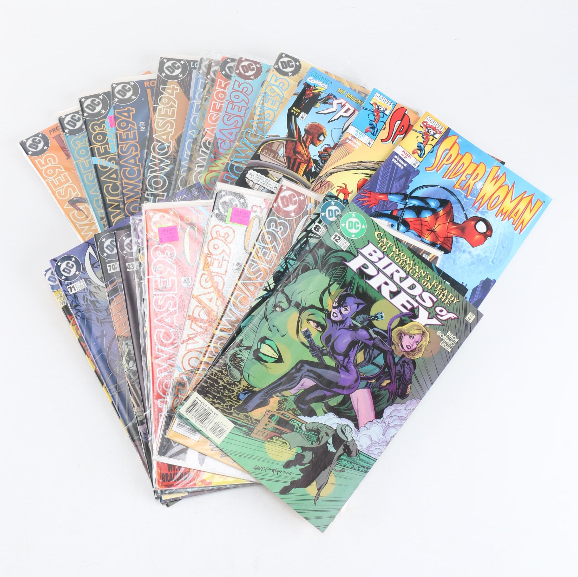 Modern Age DC and Marvel Comics Including "Birds of Prey", "Catwoman" and "Spider Woman"