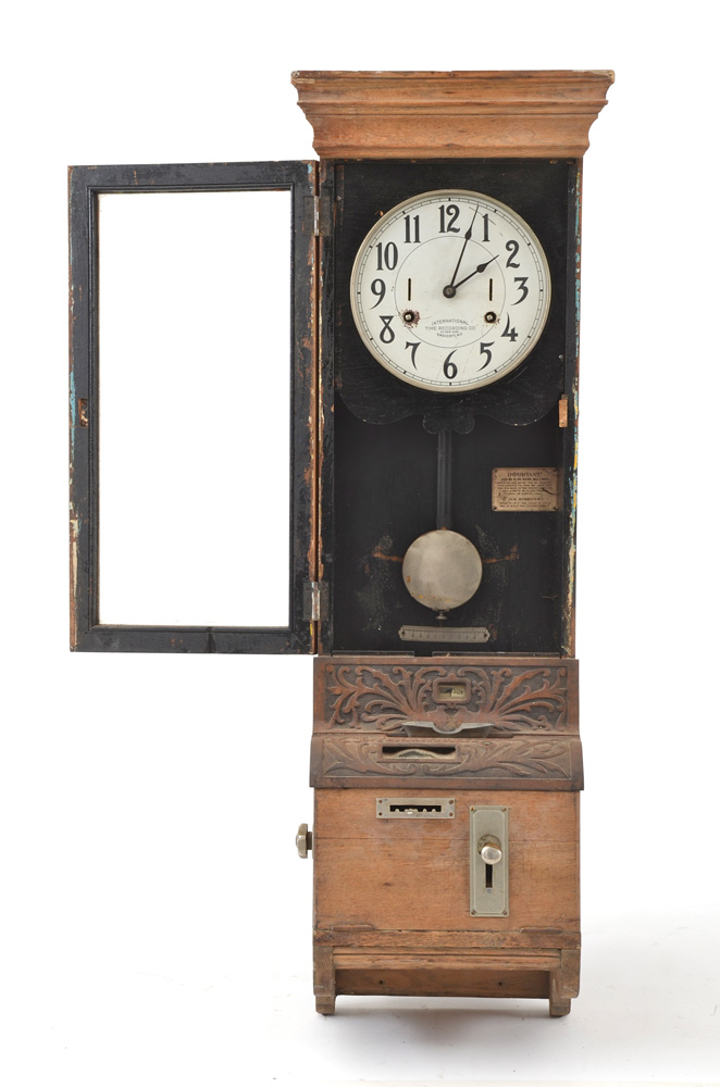 Antique Time Punch Clock