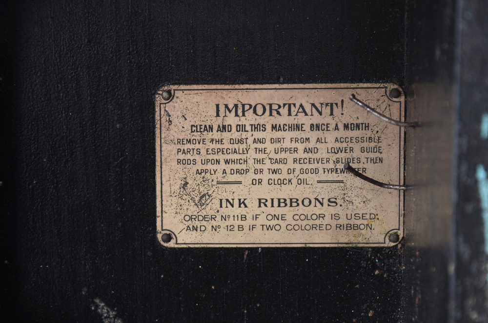 Antique Time Punch Clock