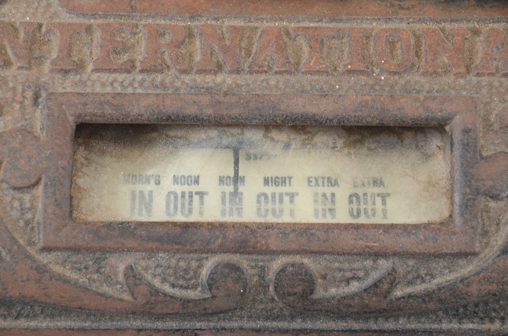 Antique Time Punch Clock