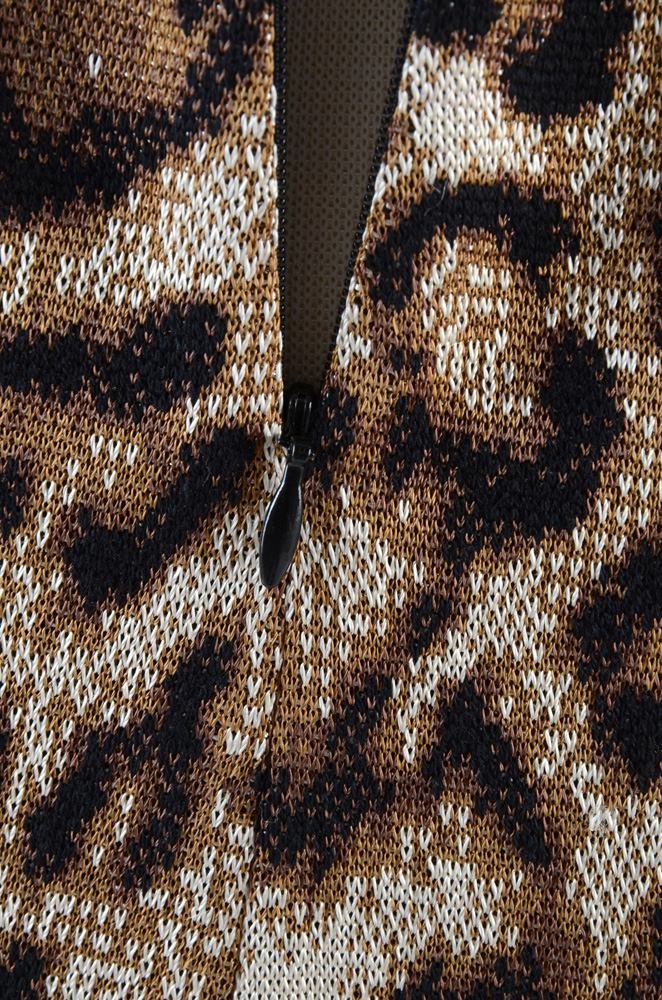 St. John Leopard Print Knit Shift Dress from "Truly Sexy" Launch Party