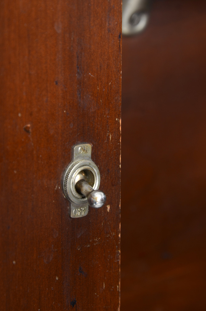 Walnut Art Deco Liquor Cabinet