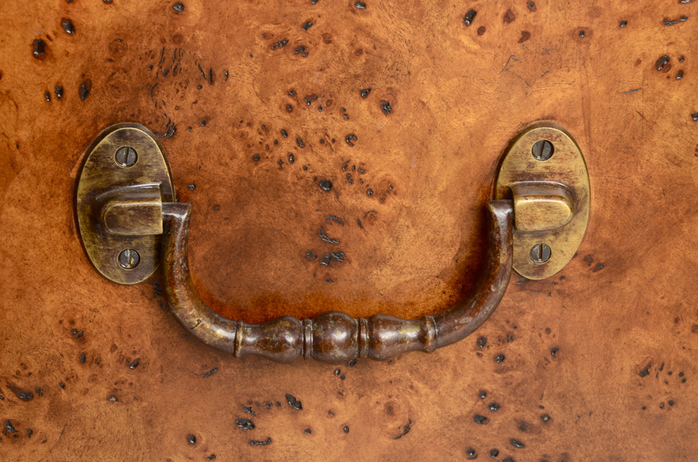 Diminutive Burl Wood Chest of Drawers