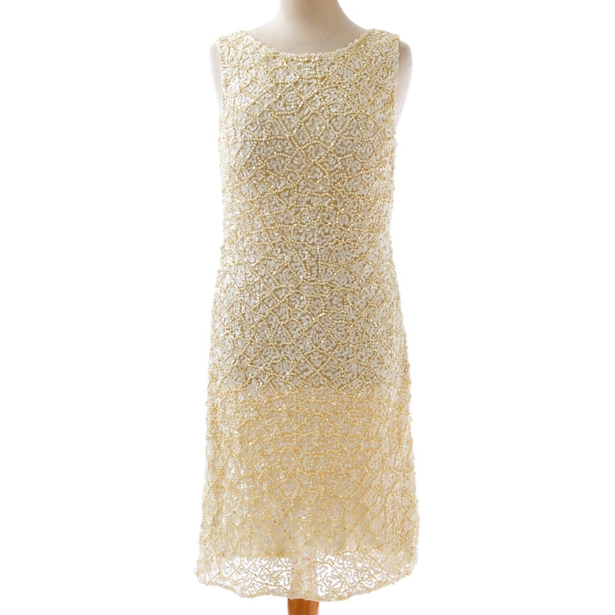 Aidan Mattox Embellished Dress from the First White Party