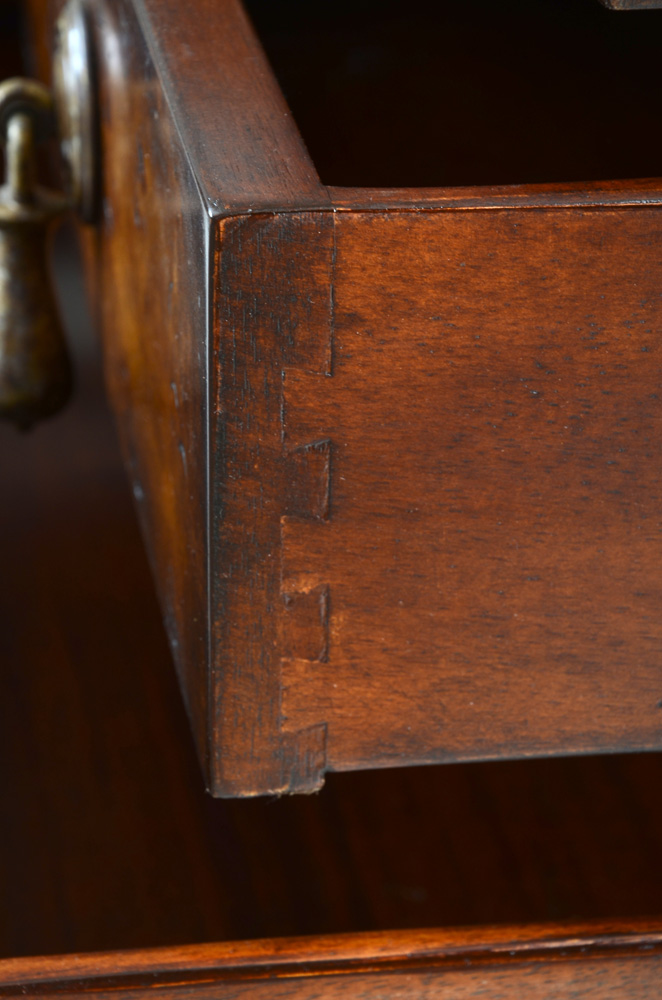Diminutive Burl Wood Chest of Drawers