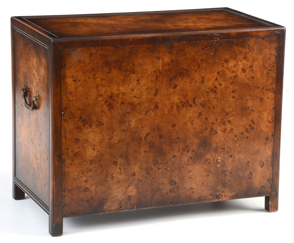Diminutive Burl Wood Chest of Drawers