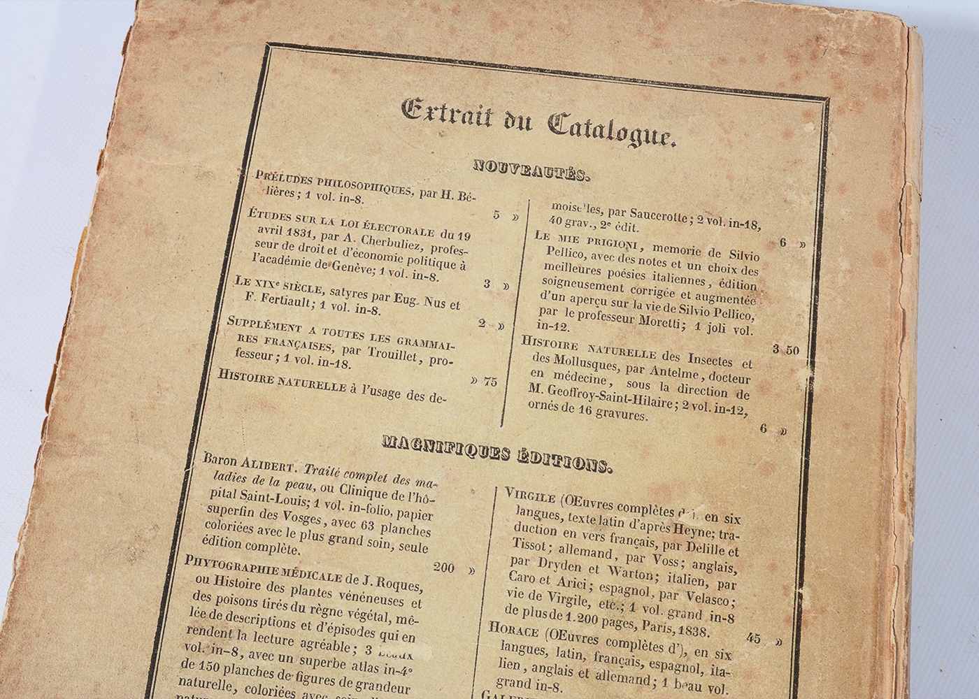 1841 "La Physiognomonie" by Author Johann Caspar Lavater