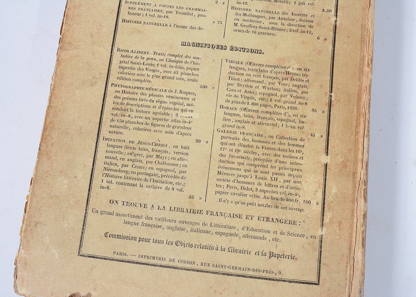1841 "La Physiognomonie" by Author Johann Caspar Lavater