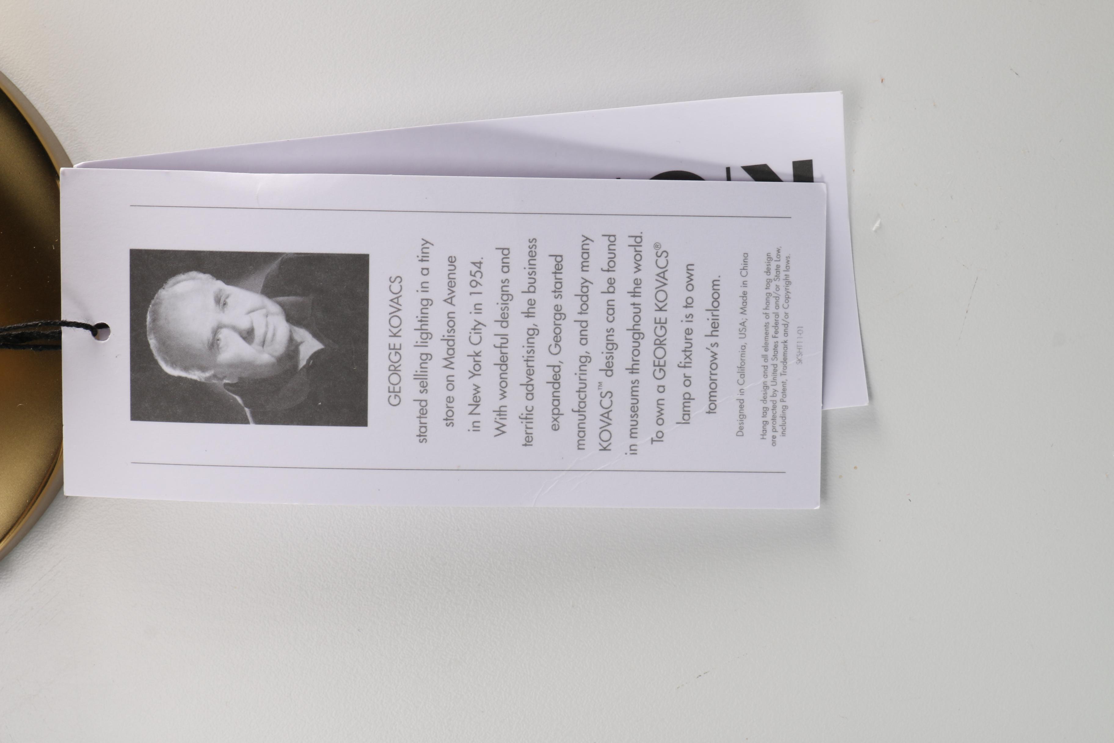 George Kovacs Saber Light Fixture