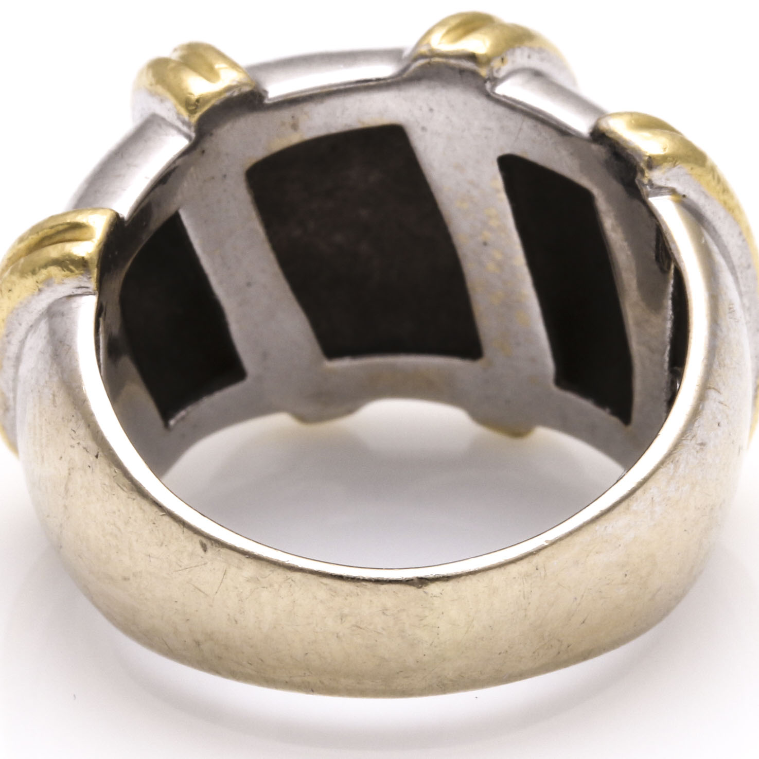Robert Nabucco 18K White and Yellow Gold Ring