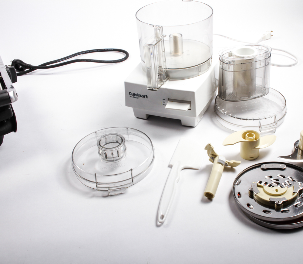 Breville Panini Press and Cuisinart Food Processor