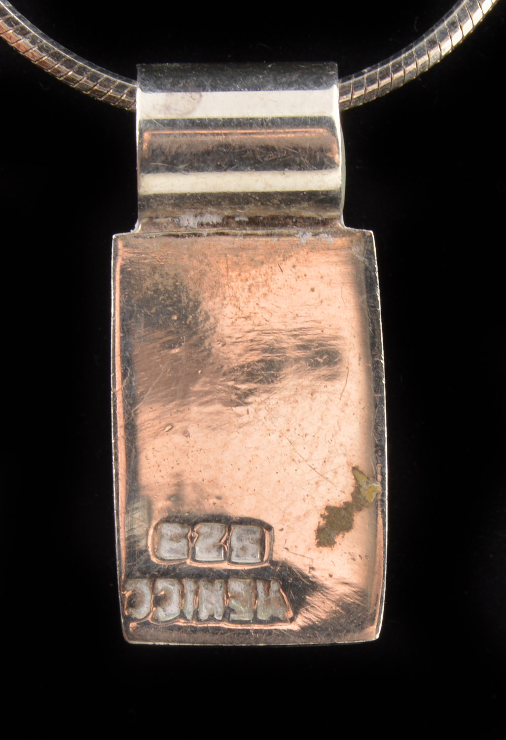 Sterling Silver and Turquoise Pendant Necklace