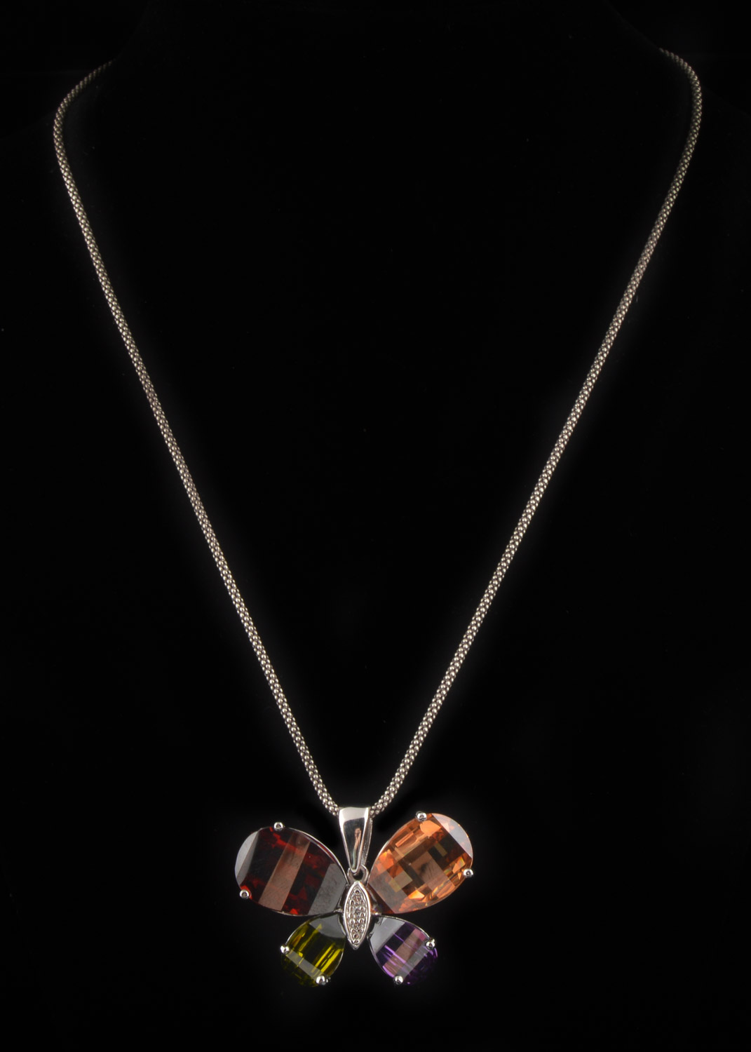 Sterling Silver Butterfly Pendant on Chain