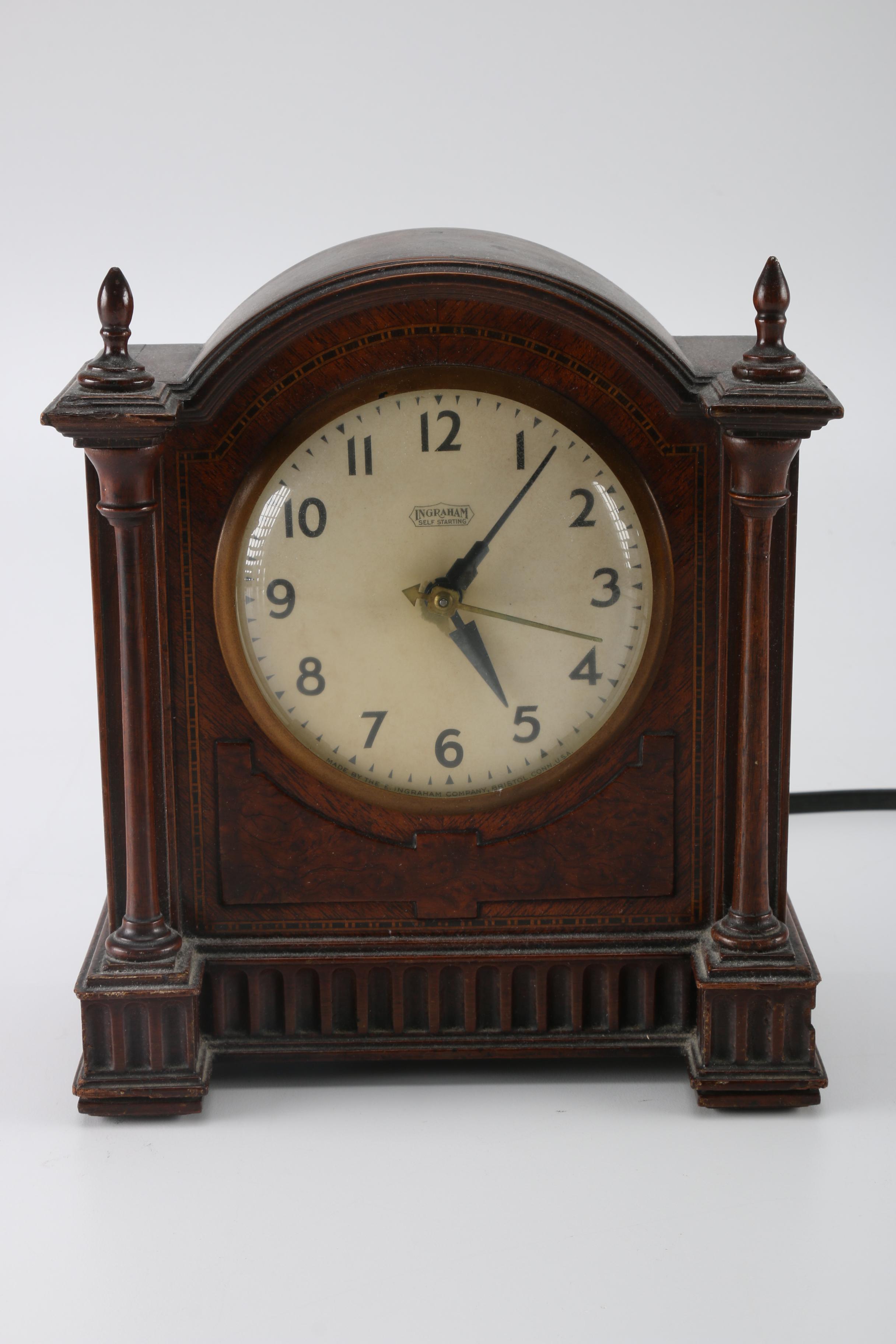 Vintage E. Ingraham Model C140 Mantel Clock