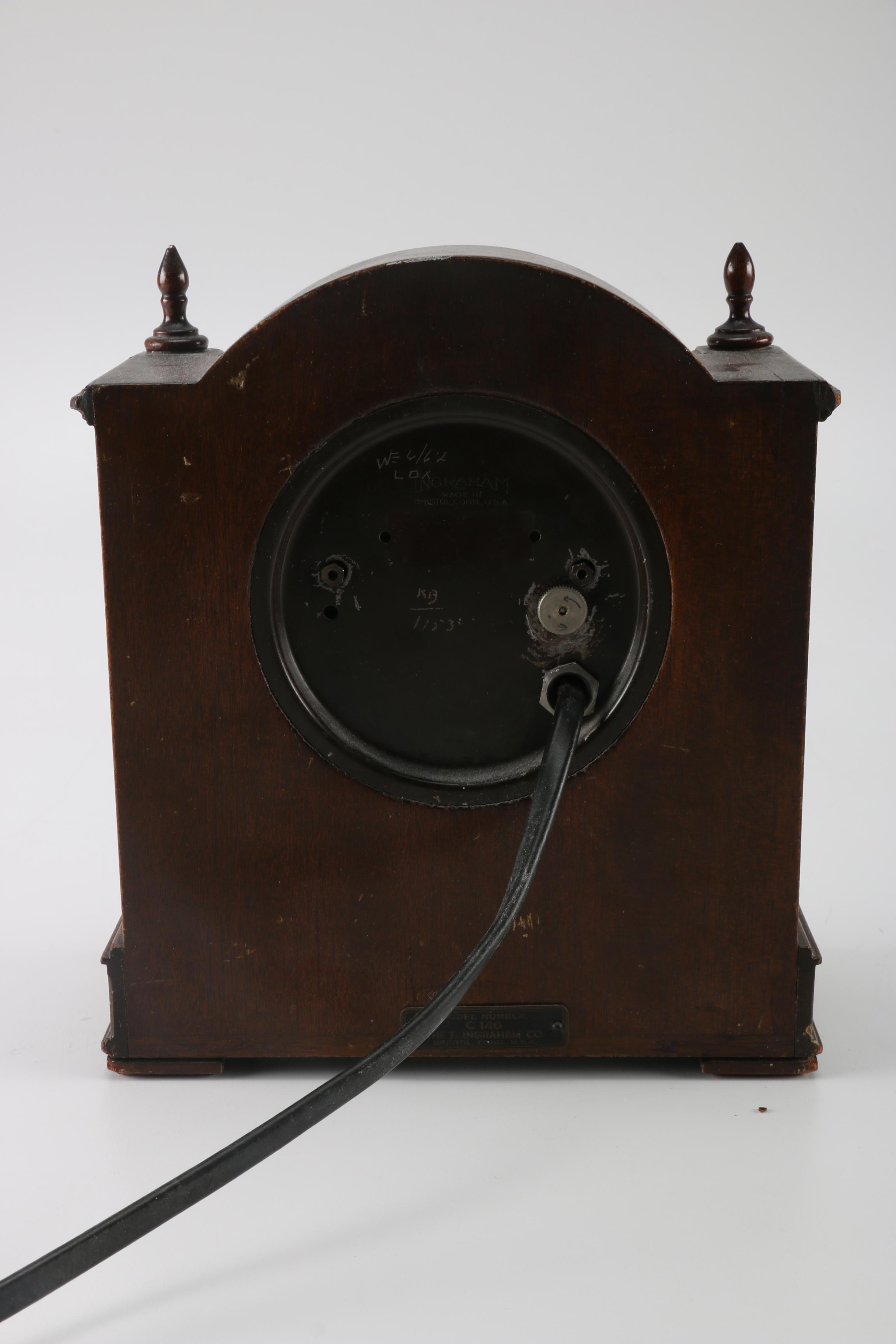 Vintage E. Ingraham Model C140 Mantel Clock
