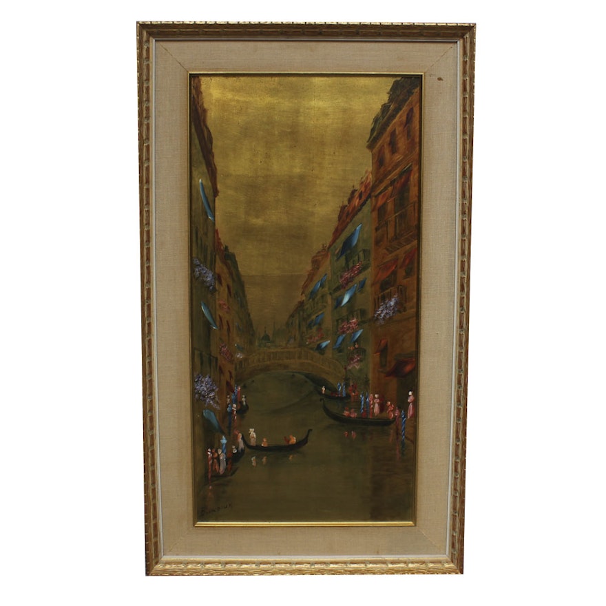 John Bordiuk Gold Leaf Painting