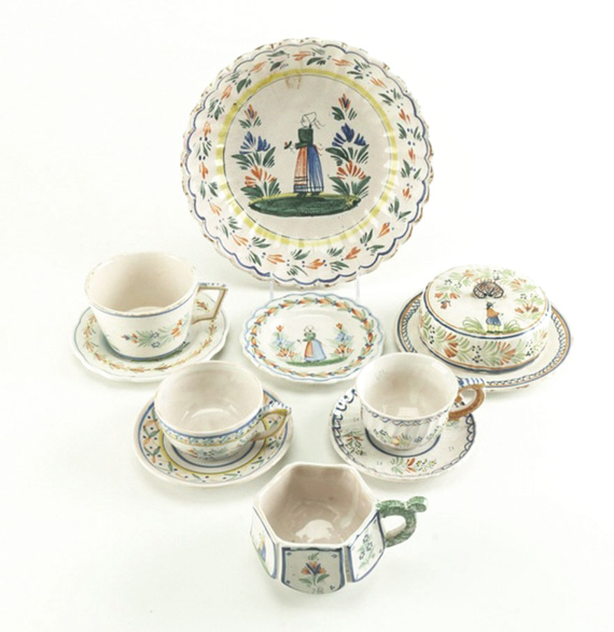 Collection of Henriot Quimper Tableware