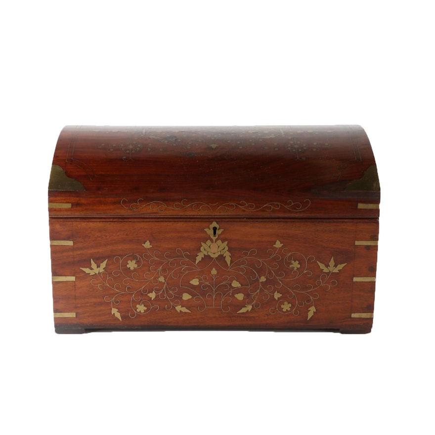 Campaign Style Jewelry Chest