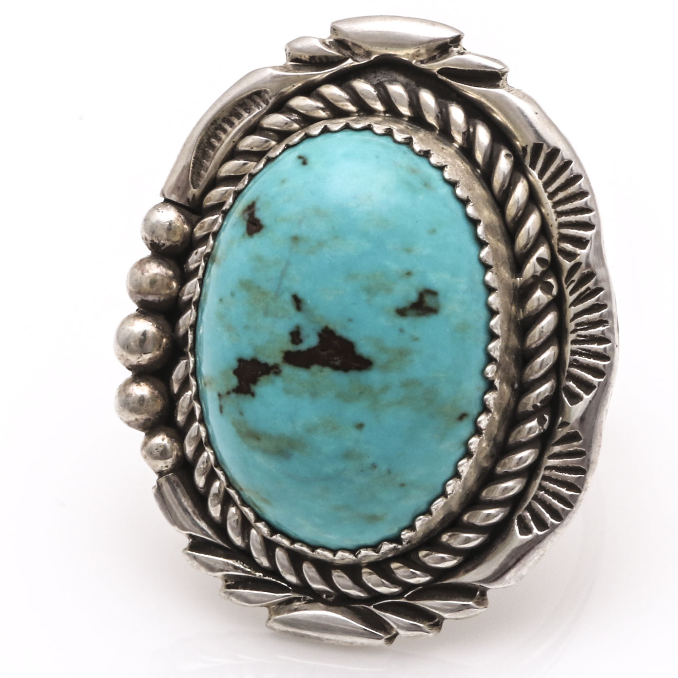 Joe Tso Navajo Sterling Silver Gemstone Rings